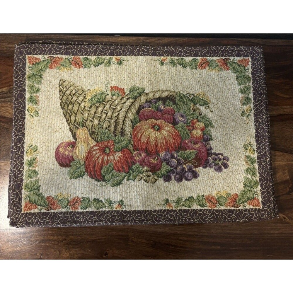 5 Kemp Beatley Tapestry Harvest Autumn Fall VTG NEW
